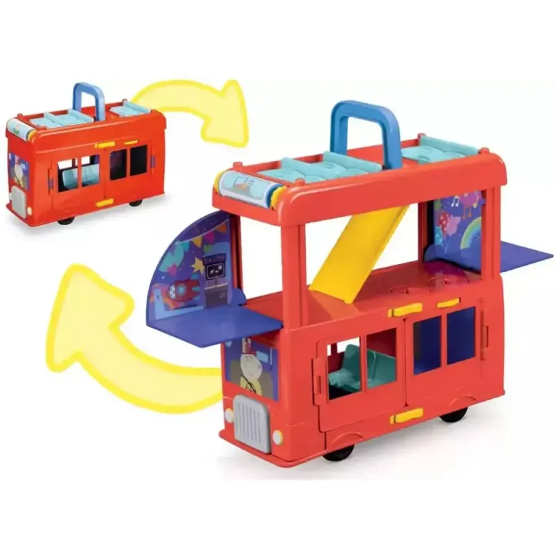 Hasbro - Peppa Pig 2 σε 1 Peppa’s Party Bus F8881