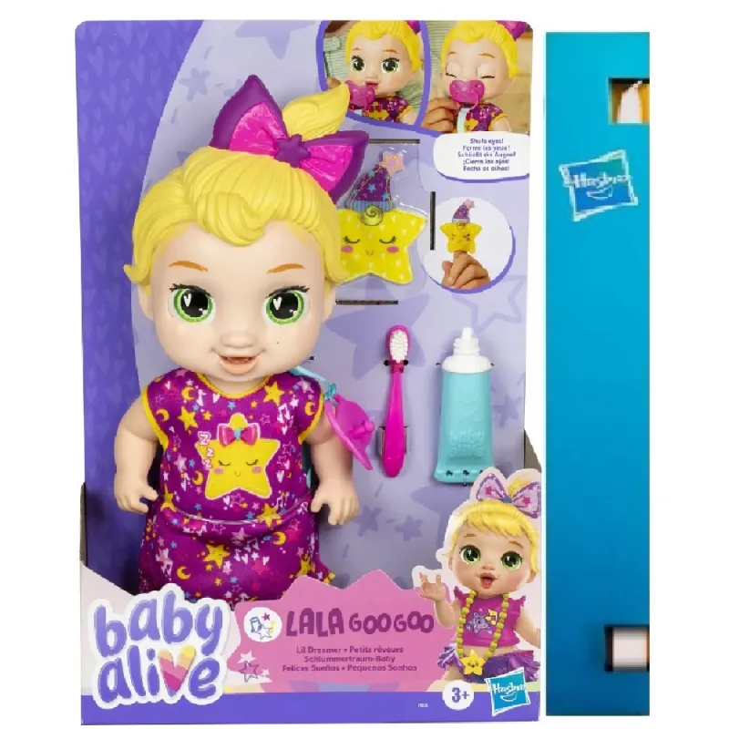 Παιχνιδολαμπάδα Hasbro Baby Alive - Lil Dreamer, Lala Googoo F9856