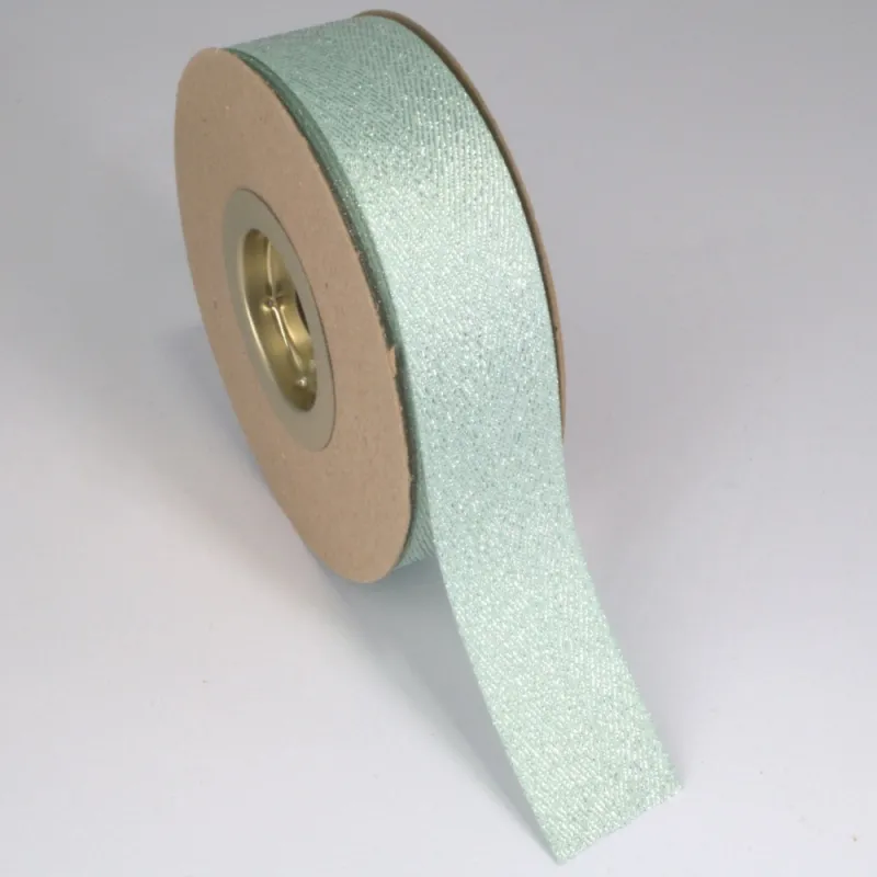Kyriacou - Φακαρόλα Μεταλλικό Νήμα 25mmX20M, Green Pastel/ Silver Metallic FASTMXXX-X25X20-6205XX