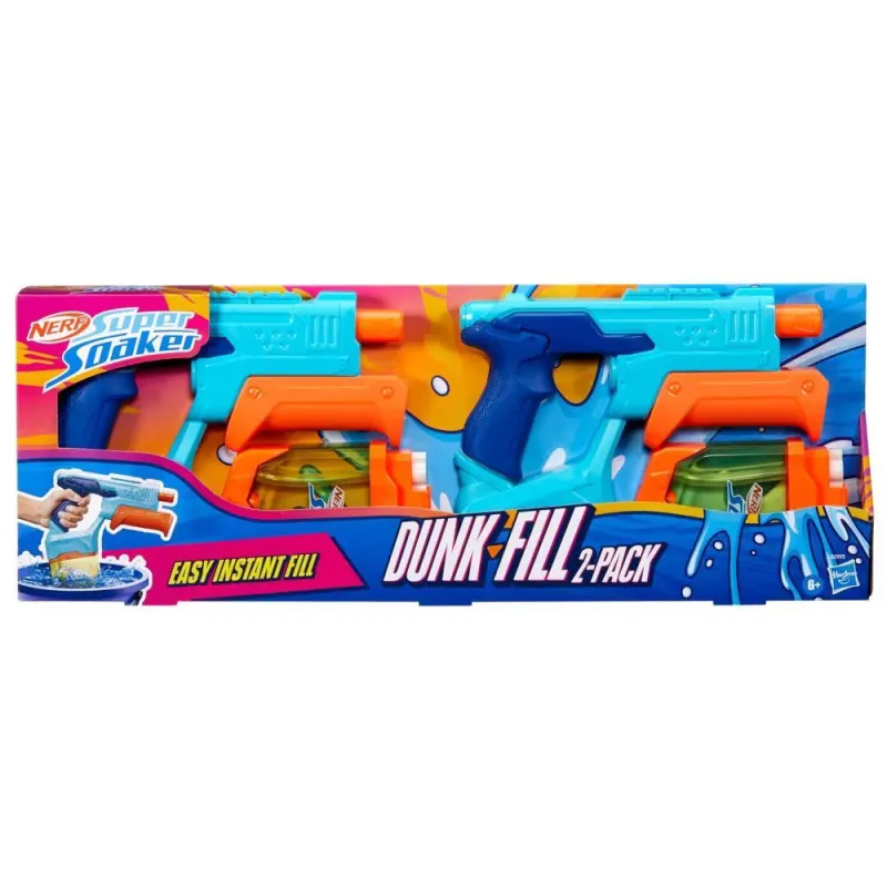 Hasbro - Nerf Super Soaker, Dunk Fill 2-Pack G0995