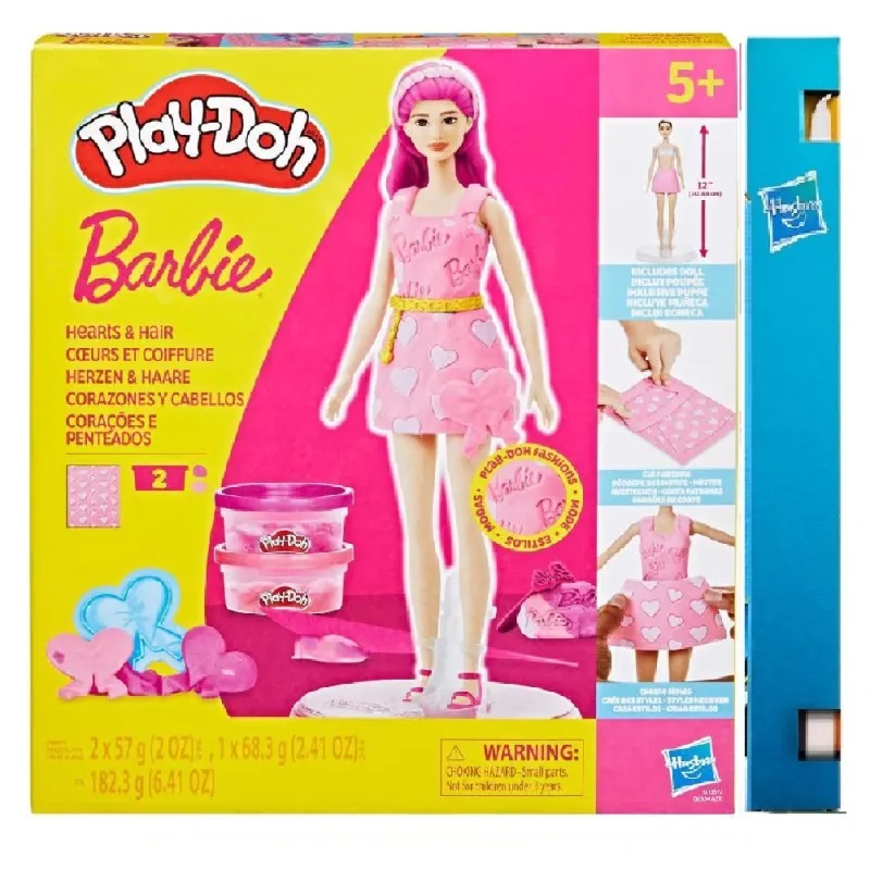 Παιχνιδολαμπάδα Hasbro Play Doh - Barbie Hearts And Hair G1357 (G1354)