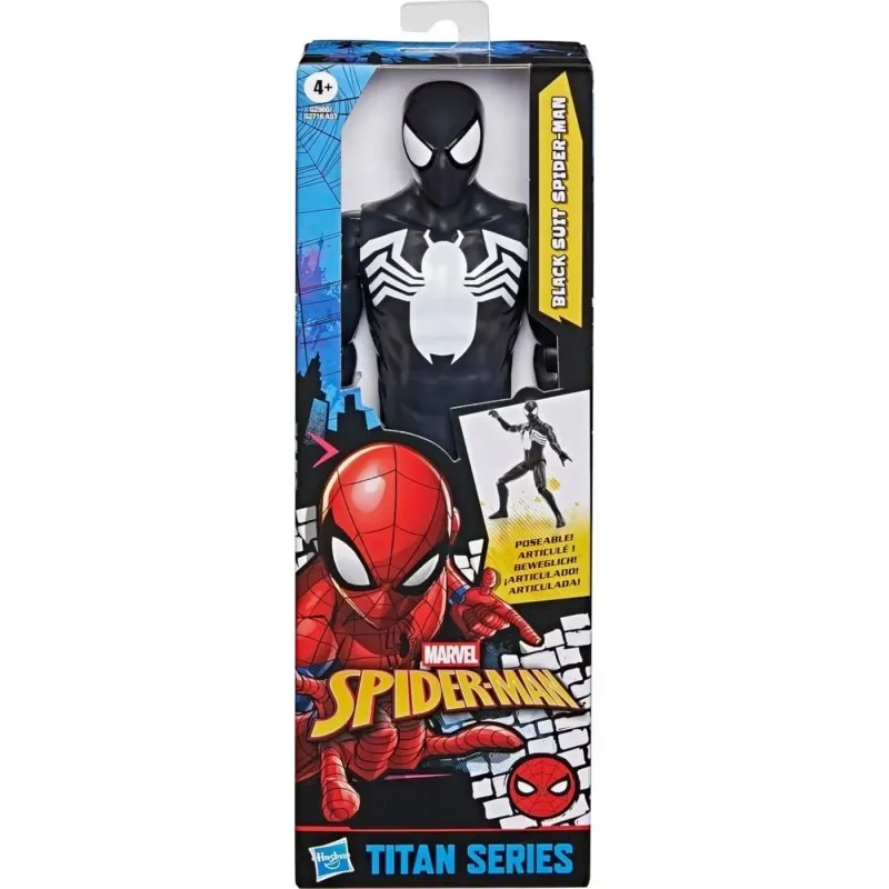 Hasbro - Marvel Spider-Man, Titan Series, Black Suit Spider-Man G2860 (G2716)