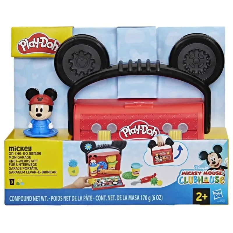 Hasbro Play Doh - Disney Junior On The Go Garage Playset G3109