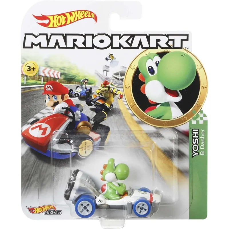 Mattel Hot Wheels - Mario Kart, B-Dasher/Intrepide, Yoshi GBG29 (GBG25)