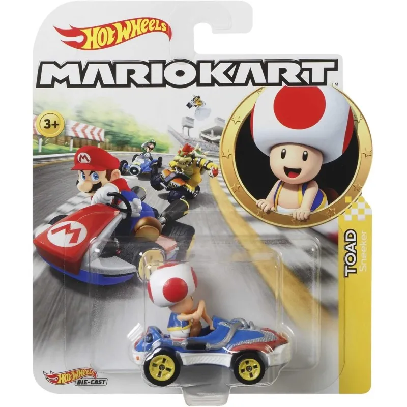 Mattel Hot Wheels - Mario Kart, Sneeker/Sneakart, Toad GBG30 (GBG25)