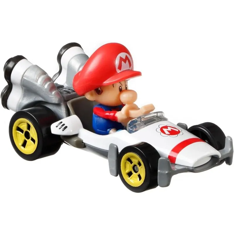 Mattel Hot Wheels - Mario Kart, B-Dasher/Intrepide, Baby Mario GRN12 (GBG25)