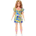Mattel Barbie - Fashionistas Doll No.208 With Down Syndrome Wearing Floral Dress, Created in Partnership With The National Down Syndrome Society HJT05 (FBR37) Mattel Barbie - Fashionistas Doll No.208 With Down Syndrome Wearing Floral Dress, Created in Partnership With The National Down Syndrome Society HJT05 (FBR37)