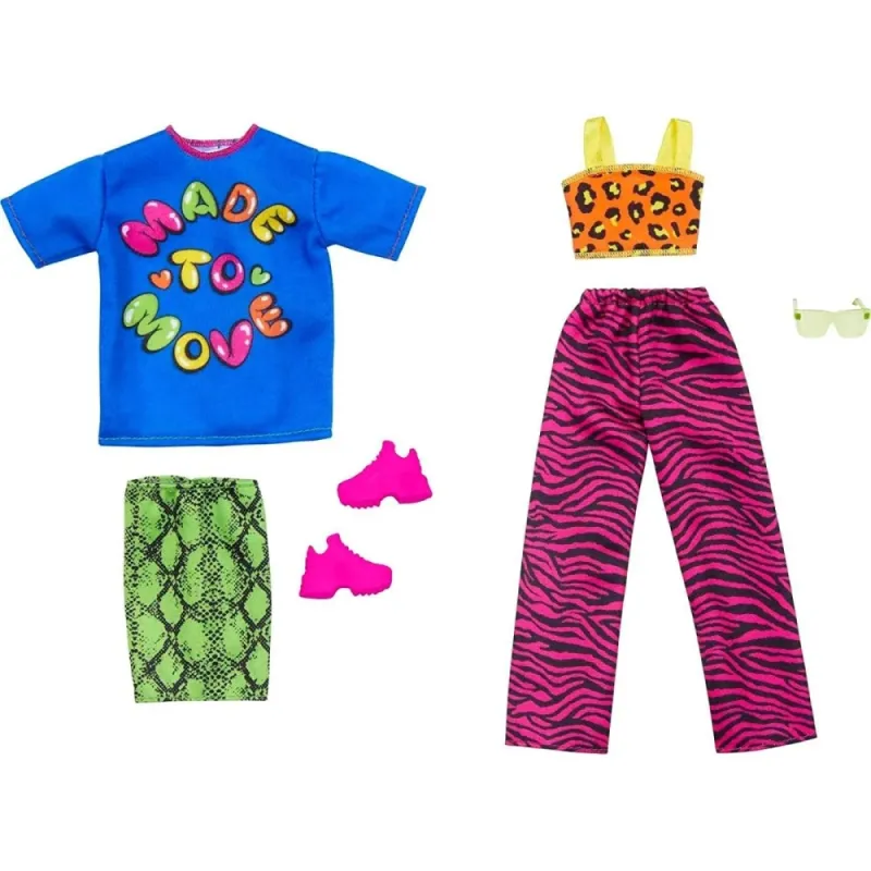 Mattel Barbie - Fashions 2-Pack Clothing Set, 2 Outfits For Doll HJT36 (GWC32)
