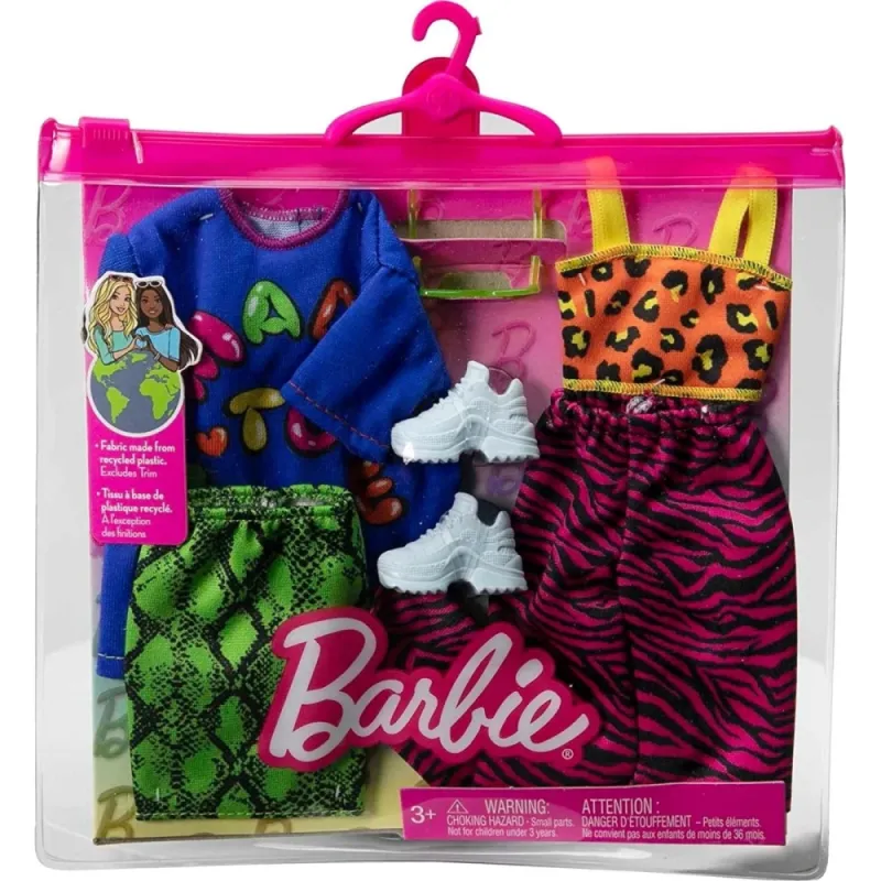 Mattel Barbie - Fashions 2-Pack Clothing Set, 2 Outfits For Doll HJT36 (GWC32)