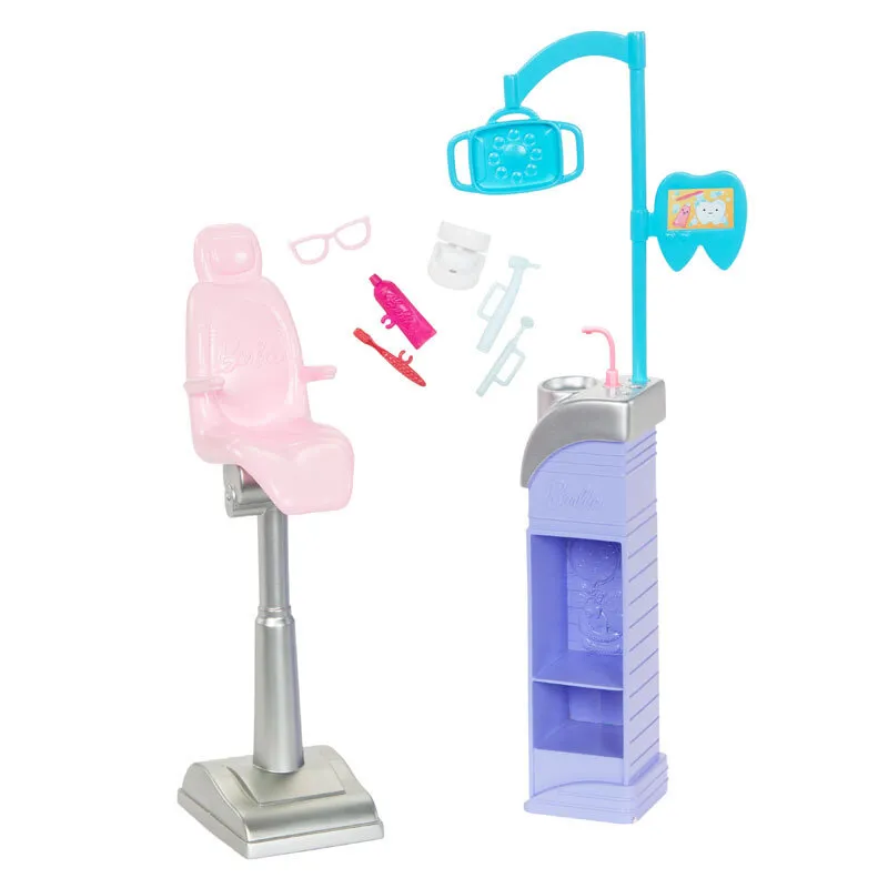 Mattel Barbie - Dentist Doll Οδοντίατρος Καστανή HKT70 (DHB63) 