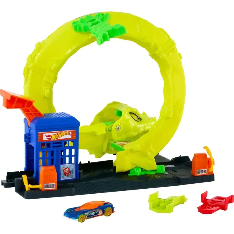 Mattel - Hot Wheels City, Snake Spiral Attack JBM63