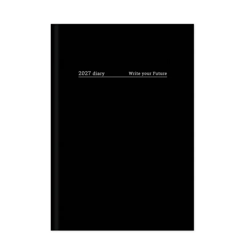 Adbook - Ημερήσιο Ημερολόγιο Minimal 2027, Black 17x25 HM-1033-19