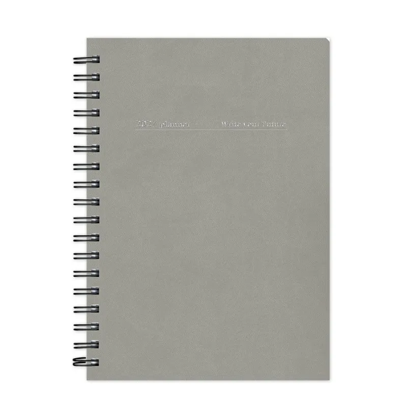 Adbook - Ημερήσιο Ημερολόγιο Spiral Minimal 2027, Greise 17x25 HM-1036-11