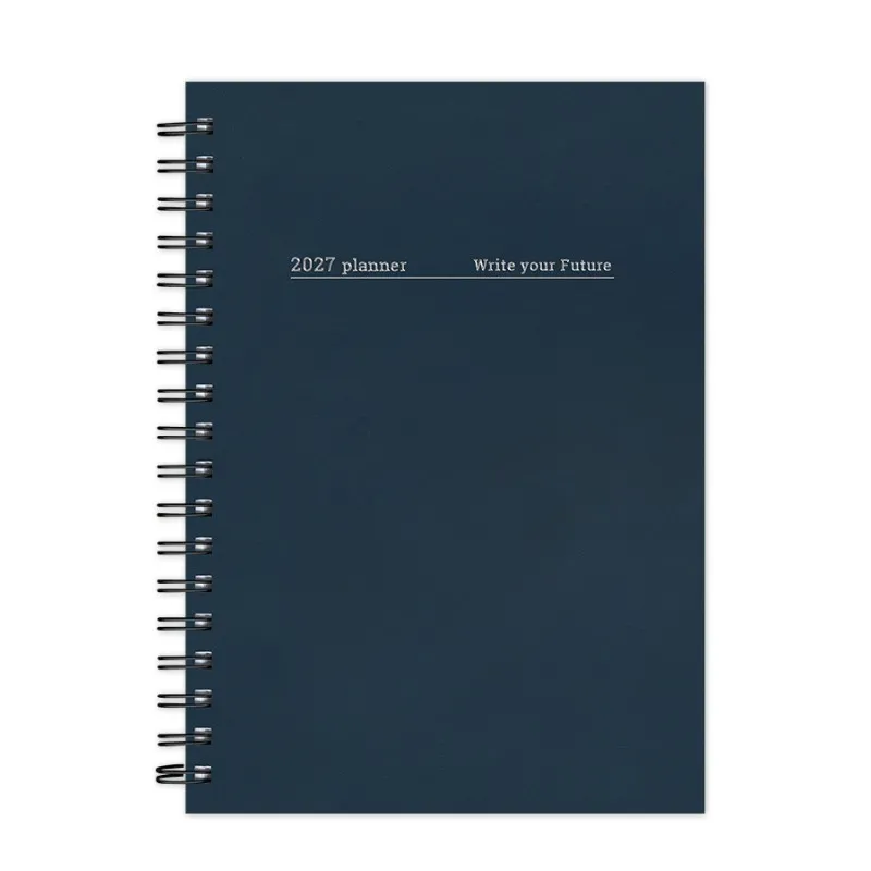 Adbook - Ημερήσιο Ημερολόγιο Spiral Minimal 2027, Blue 17x25 HM-1036-20