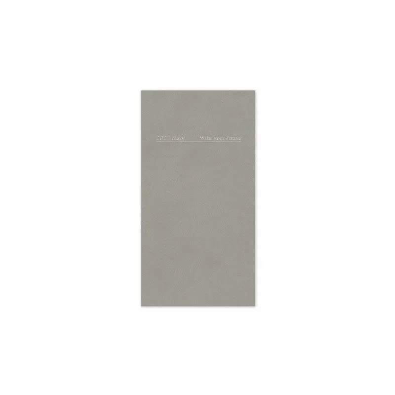 Adbook - Εβδομαδιαία Ατζέντα Κάθετη Minimal 2027, Greise 8.5x17 HM-1049-11