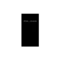 Adbook - Εβδομαδιαία Ατζέντα Κάθετη Minimal 2027, Black 8.5x17 HM-1049-19
