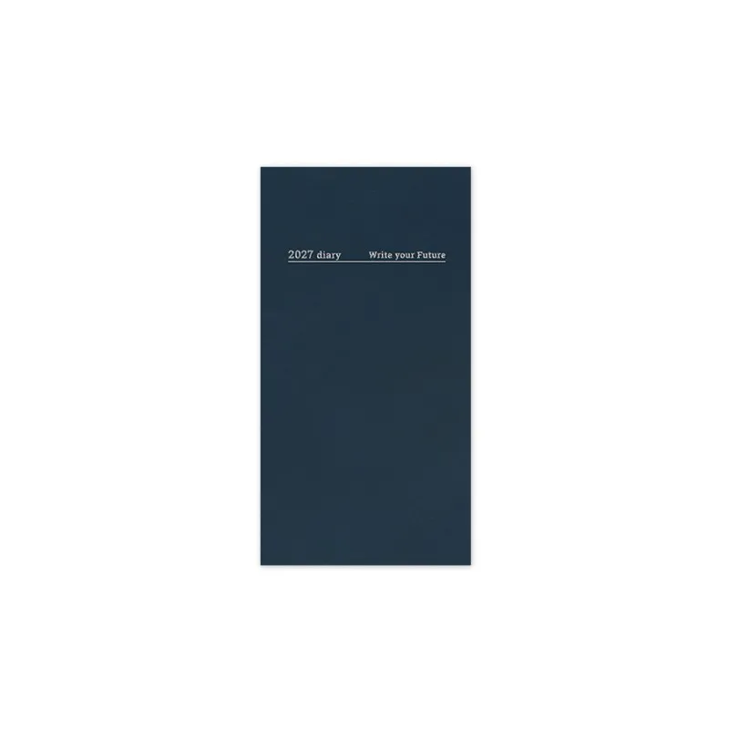 Adbook - Εβδομαδιαία Ατζέντα Κάθετη Minimal 2027, Blue 8.5x17 HM-1049-20