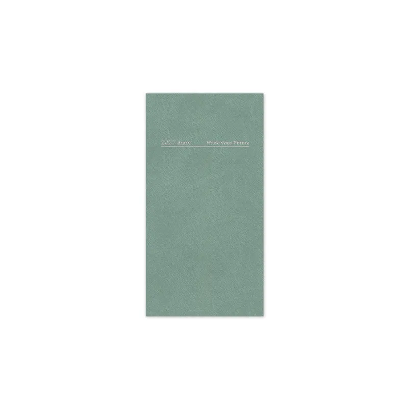 Adbook - Εβδομαδιαία Ατζέντα Κάθετη Minimal 2027, Light Green 8.5x17 HM-1049-33