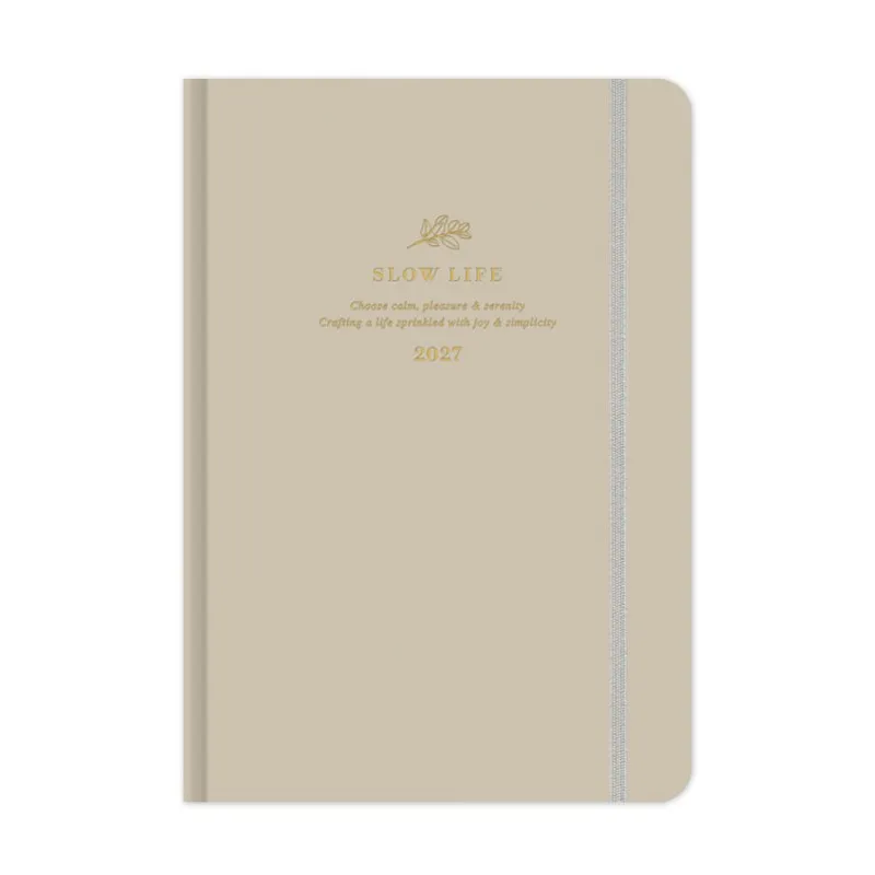 Adbook - Ημερήσιο Ημερολόγιο Slow Life 2027, Vanilla 17x25 HM-1233-401