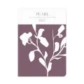 Adbook - Ημερήσιο Ημερολόγιο Pearl 2027, Μωβ 17x25 HM-2213-D