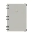 Adbook - Ημερήσιο Ημερολόγιο Spiral Cotton 2027, Grey 14x21 HM-3124-12