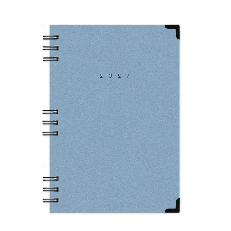 Adbook - Ημερήσιο Ημερολόγιο Spiral Cotton 2027, Light Blue 17x25 HM-3123-27