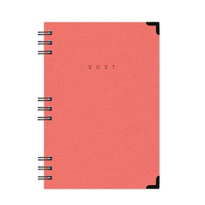 Adbook - Ημερήσιο Ημερολόγιο Spiral Cotton 2027, Terracota 17x25 HM-3123-44