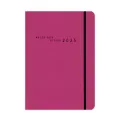 Adbook - Ημερήσιο Ημερολόγιο Eco Elastic 2025, Magenta 14x21 HM-3214-60