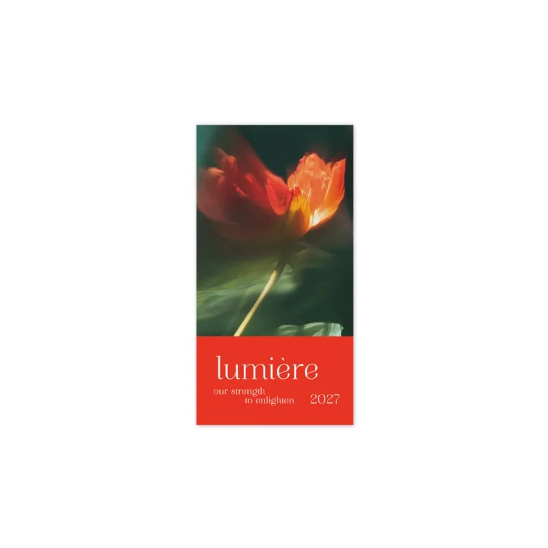 Adbook - Εβδομαδιαία Ατζέντα Κάθετη Lumière 2027, Our Strength To Enlighten 9x17 HM-3479-D