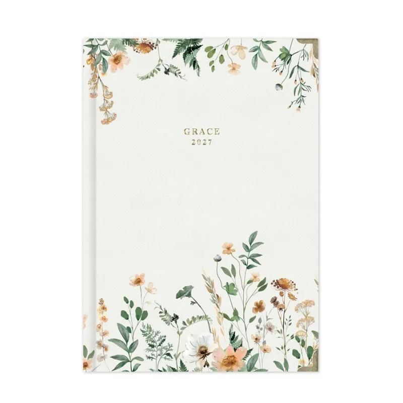 Adbook - Ημερήσιο Ημερολόγιο Grace 2027, Boho Flowers 12x17 HM-3515-B