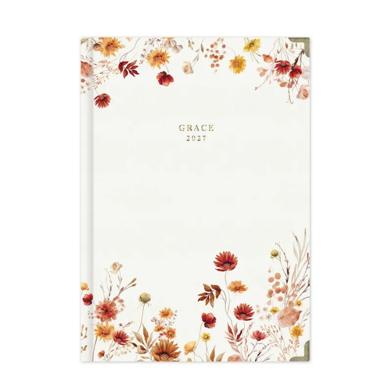 Adbook - Ημερήσιο Ημερολόγιο Grace 2027, Wild Flowers 12x17 HM-3515-D