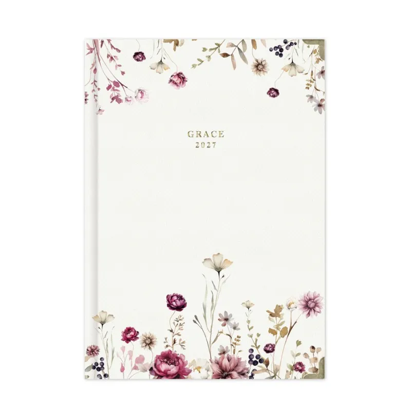 Adbook - Ημερήσιο Ημερολόγιο Grace 2027, Autumn Flowers 12x17 HM-3515-E