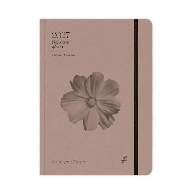 Adbook - Ημερήσιο Ημερολόγιο Season Of You 2027, Almond, Season Of Wisdom 17x25 HM-3623-58