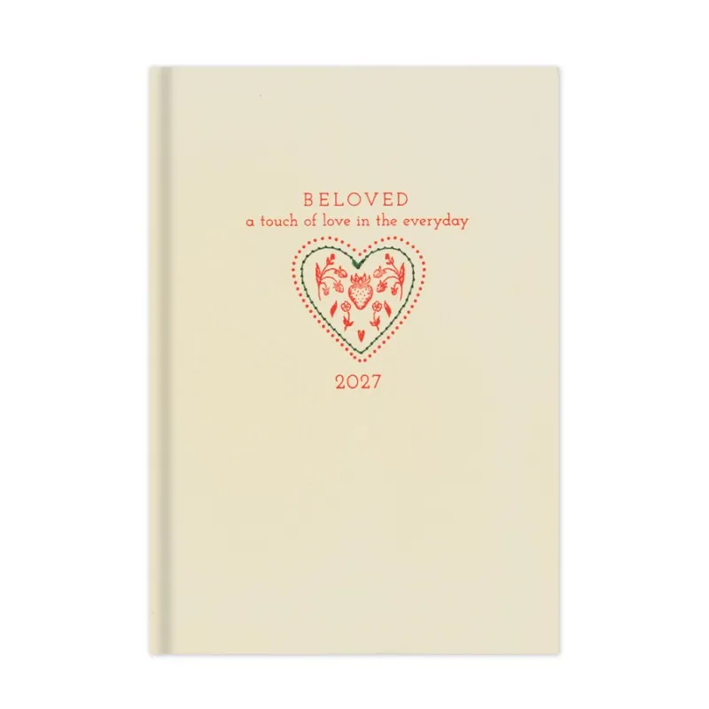Adbook - Ημερήσιο Ημερολόγιο Beloved 2027, Φράουλα 17x25 HM-3703-C