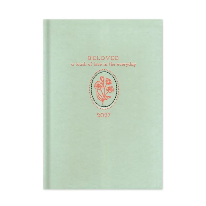 Adbook - Ημερήσιο Ημερολόγιο Beloved 2027, Λουλούδια 17x25 HM-3703-E