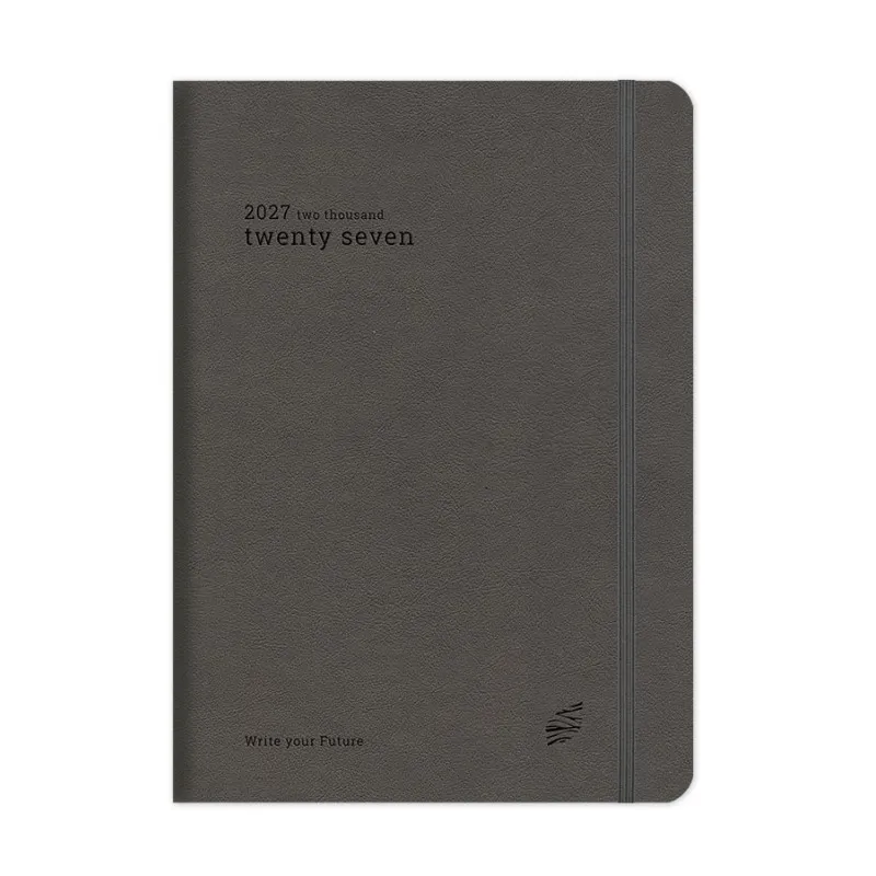Adbook - Ημερήσιο Ημερολόγιο Refined Agile 2027, Charcoal 14x21 HM-5024-16