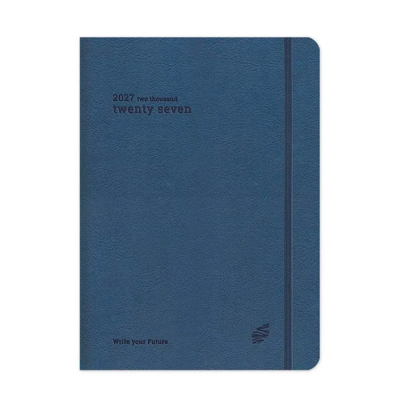 Adbook - Ημερήσιο Ημερολόγιο Refined Agile 2027, Blue 14x21 HM-5024-20