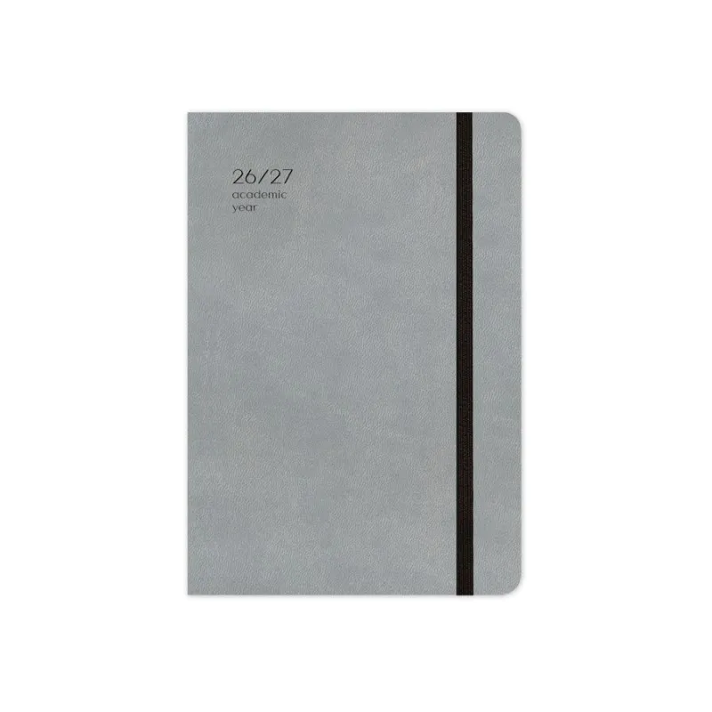 Adbook - Ακαδημαϊκό Ημερολόγιο Handy, Ημερήσιο 2026-2027 14x21cm, Grey HM-9234-12