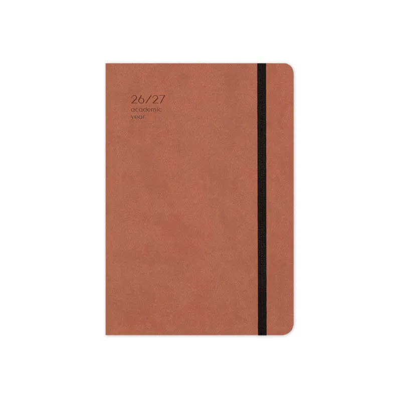 Adbook - Ακαδημαϊκό Ημερολόγιο Handy, Ημερήσιο 2026-2027 14x21cm, Tan HM-9234-43