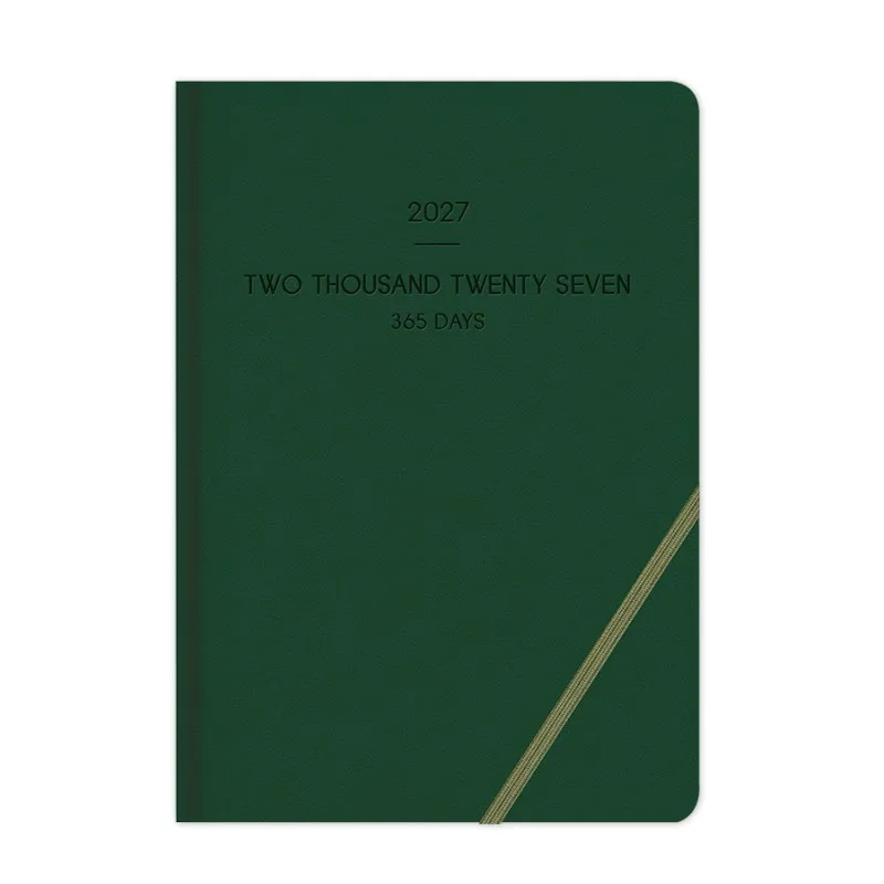 Adbook - Ημερήσιο Ημερολόγιο Lieve 2027, Green 14x21 HM-9504-32