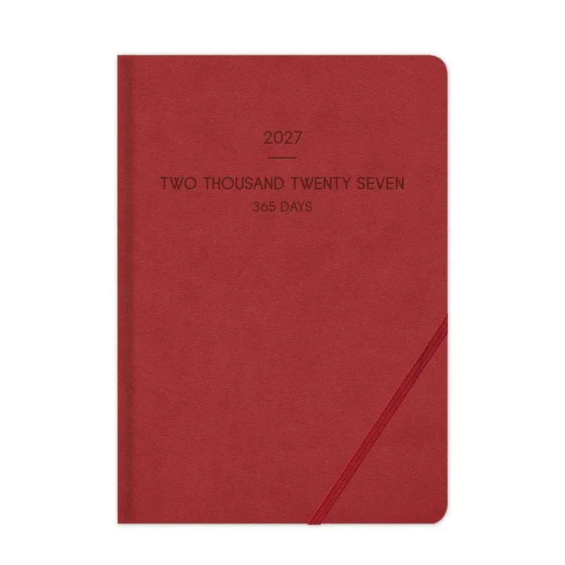 Adbook - Ημερήσιο Ημερολόγιο Lieve 2027, Red 14x21 HM-9504-52