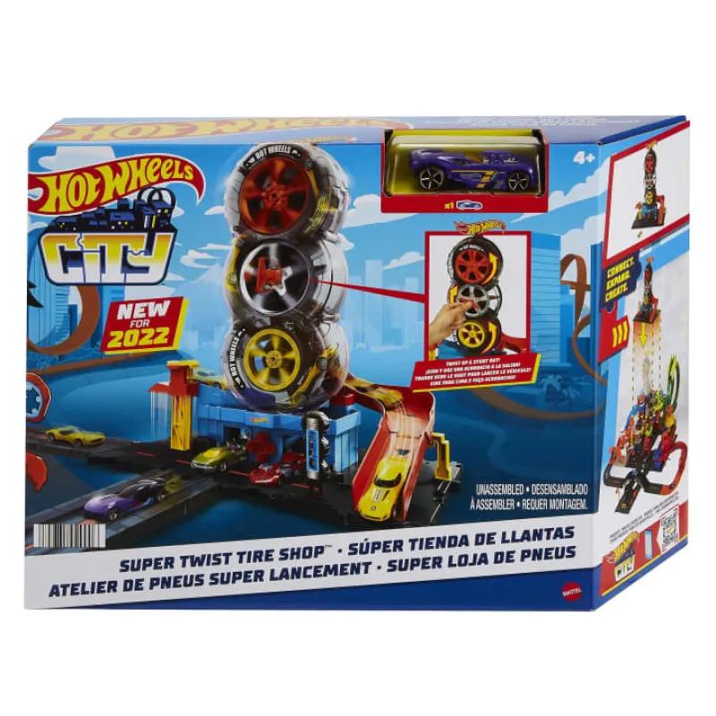 Mattel Hot Wheels - City, Super Twist Tire Shop HDP02