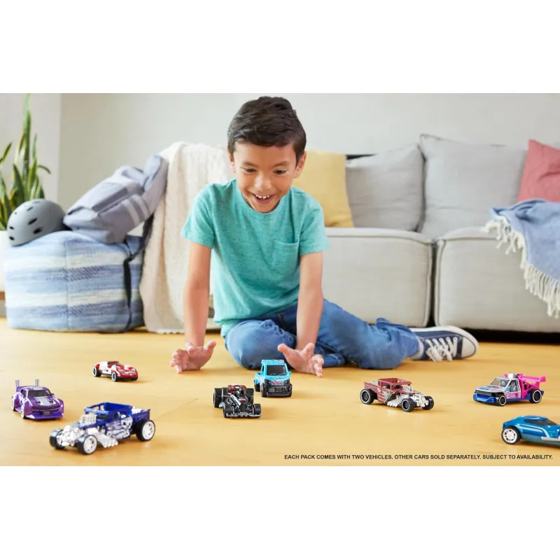 Mattel Hot Wheels - Pull-Back Speeders Σετ Με 2 Αυτοκινητάκια, 2022 Camaro ZL1 & Lolux HPR95 (HPR91)