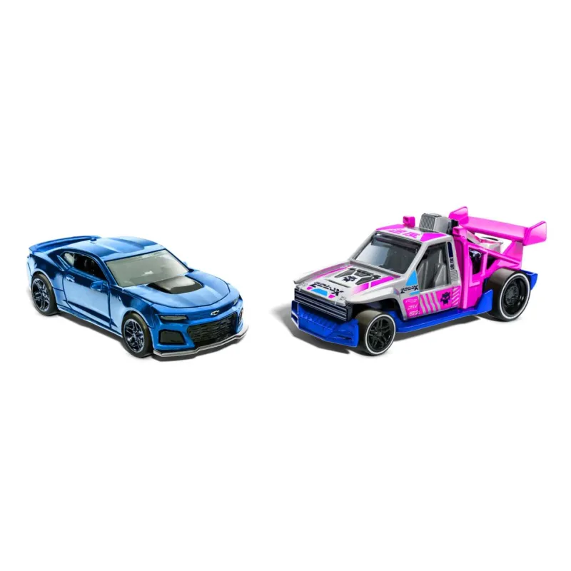 Mattel Hot Wheels - Pull-Back Speeders Σετ Με 2 Αυτοκινητάκια, 2022 Camaro ZL1 & Lolux HPR95 (HPR91)