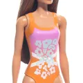 Mattel Beach Barbie - Doll With Orange Swimsuit HPV21 Mattel Beach Barbie - Doll With Orange Swimsuit HPV21