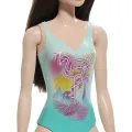Mattel Beach Barbie - Doll With Turquoise Swimsuit HPV22