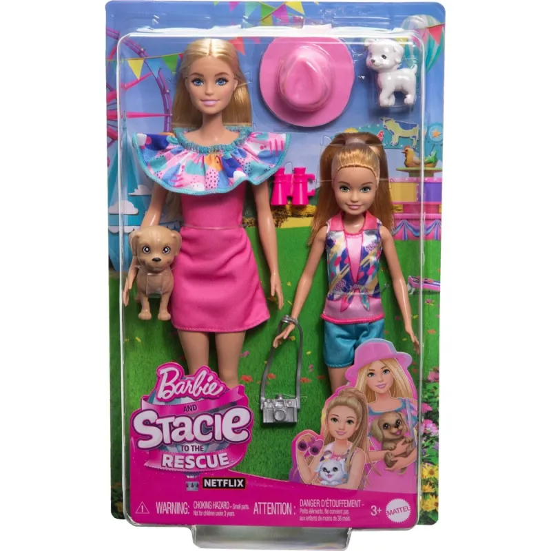 Mattel Barbie - Και Stacie Στη Διάσωση Με Αξεσουάρ HRM09