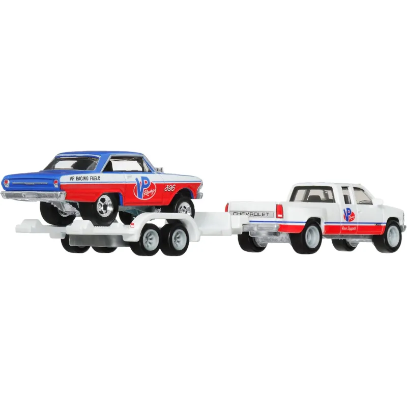 Mattel Hot Wheels - Νταλίκα Με Αυτοκινητάκι, '63 Chevy Nova/'88 Chevy Silverado 3500 HRV42 (FLF56)