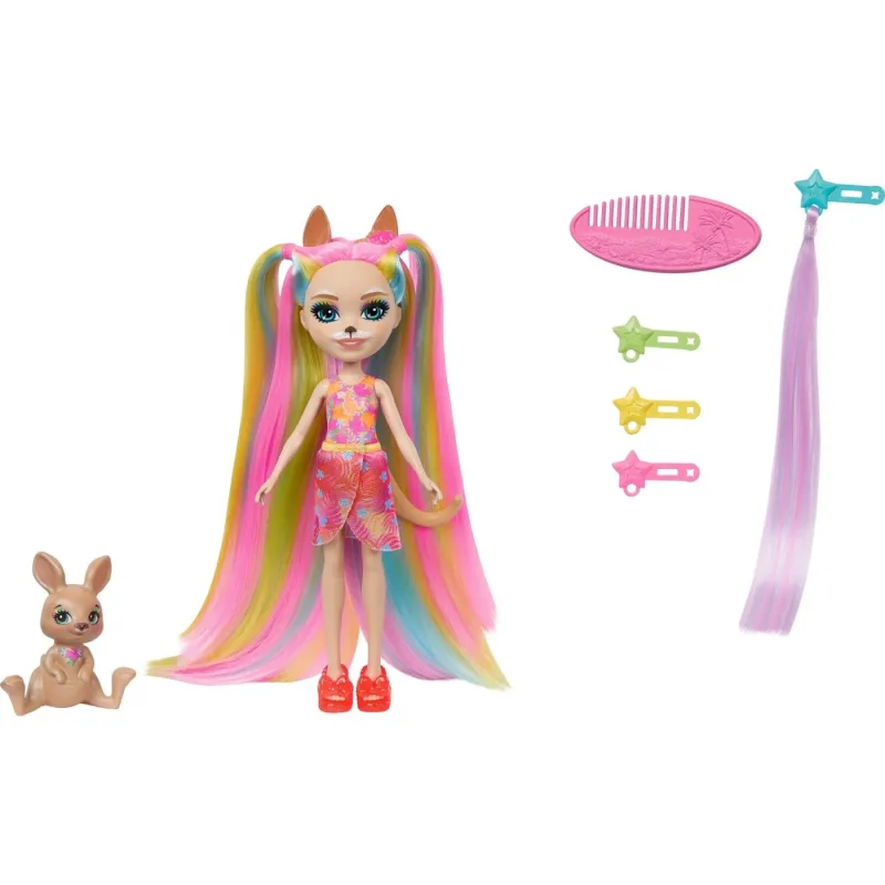 Mattel Enchantimals - Sunshine Beach, Katrice Kangaroo & Hop HTJ70 (HNV27)