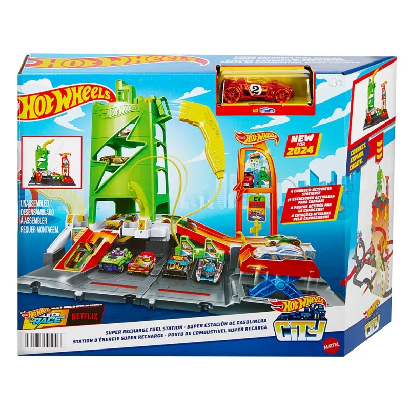 Mattel Hot Wheels - Πίστα Σταθμός Καυσίμων HTN79
